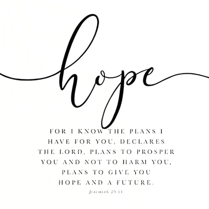 Handmade (Faith Hope Love) Bible Verse Canvas by Your Bible Book™