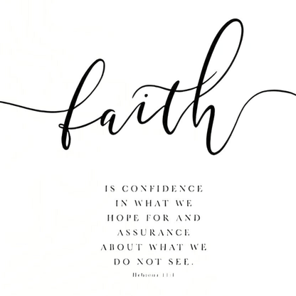 Handmade (Faith Hope Love) Bible Verse Canvas by Your Bible Book™