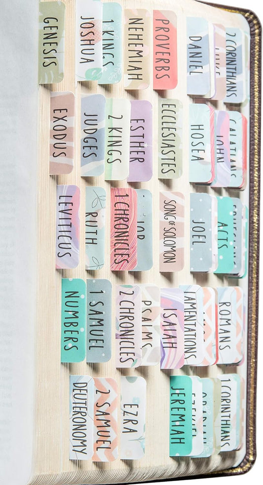 84 Bible Tabs (Large Print, Easy to Read)