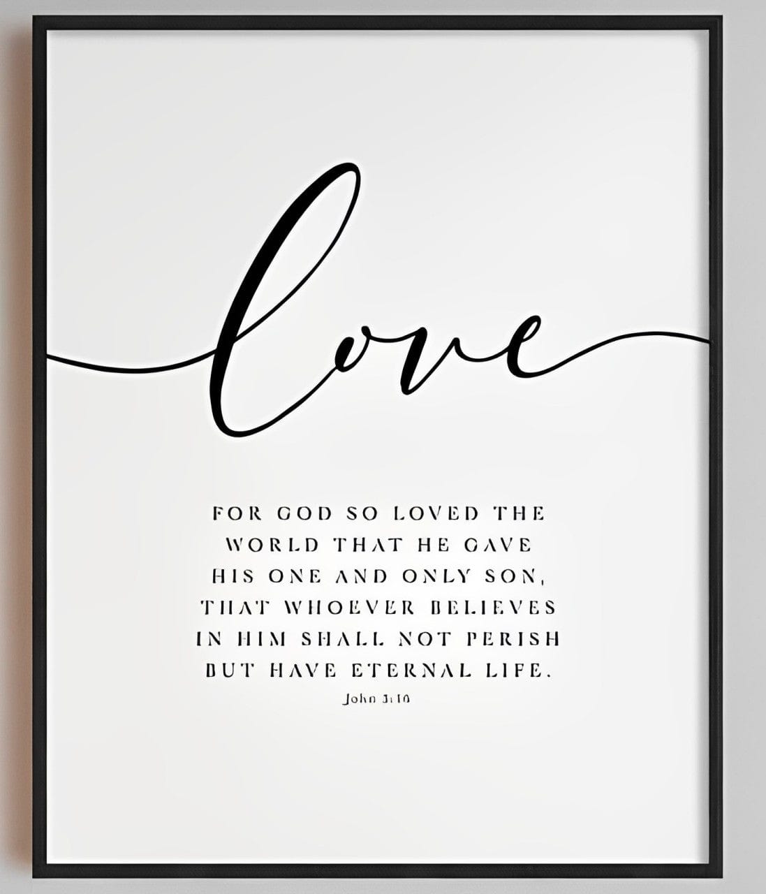 Handmade (Faith Hope Love) Bible Verse Canvas by Your Bible Book™